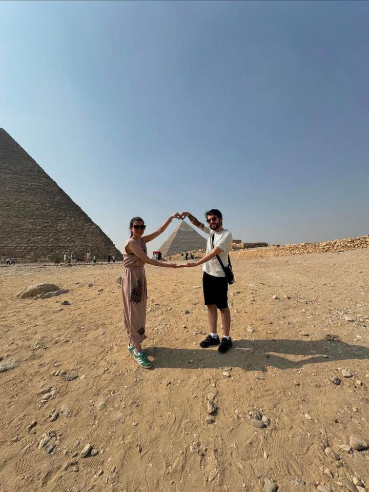 Thoth Pyramids Inn Kafret el-Gabal Exteriér fotografie