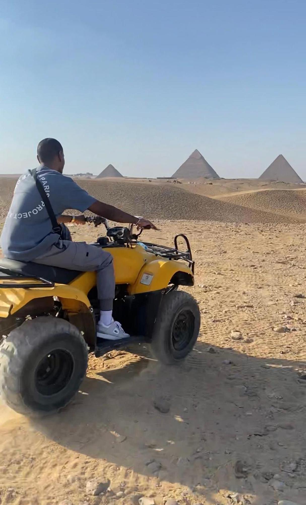 Thoth Pyramids Inn Kafret el-Gabal Exteriér fotografie