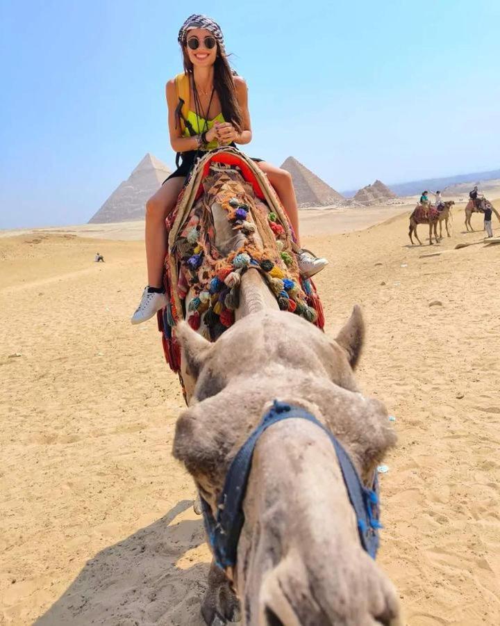 Thoth Pyramids Inn Kafret el-Gabal Exteriér fotografie